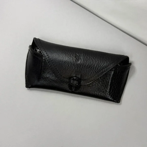 FRYE Black Leather Sunglass Case - Picture 2 of 7